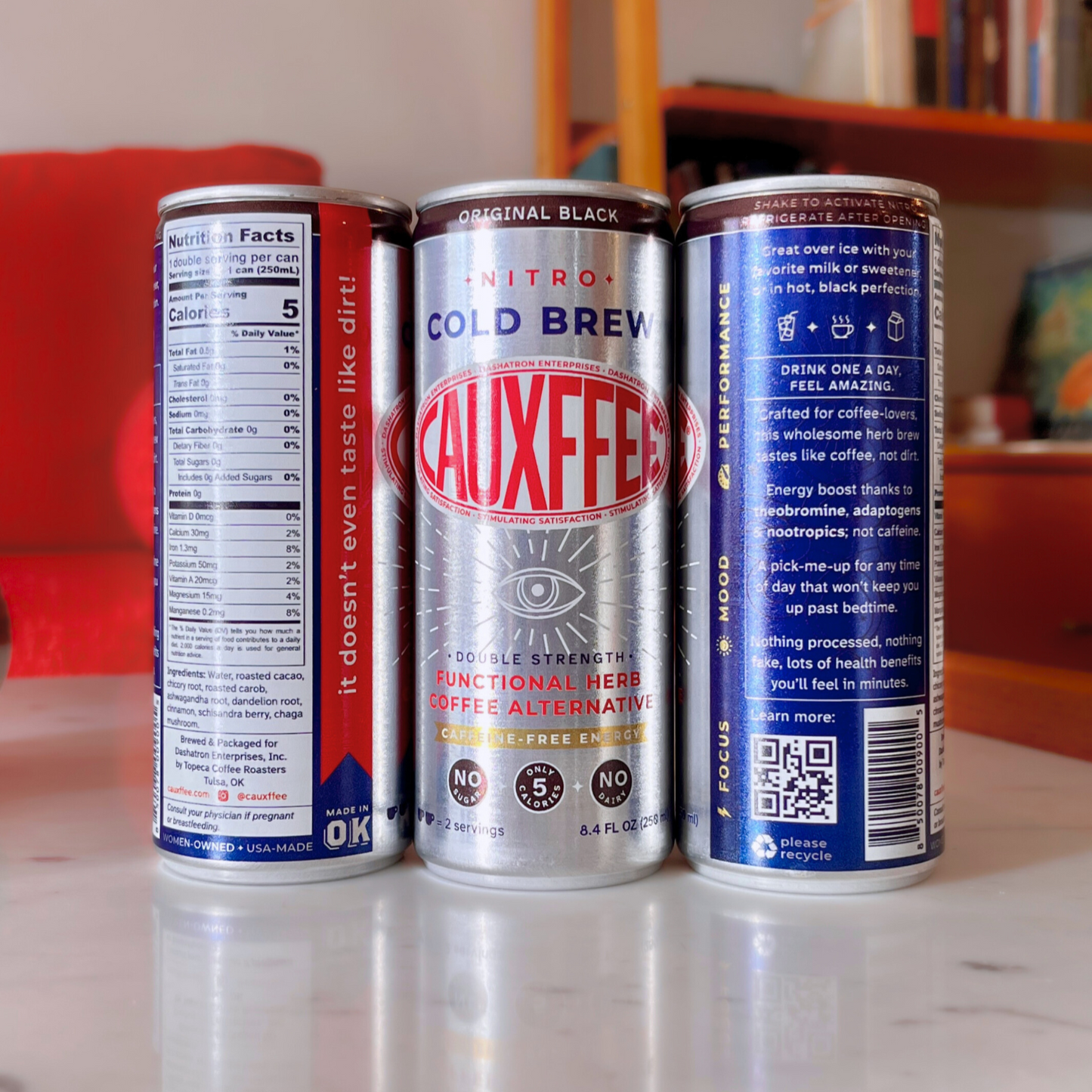 Cauxffee Silver Bullet - Nitro Cold Brew 8.4 oz