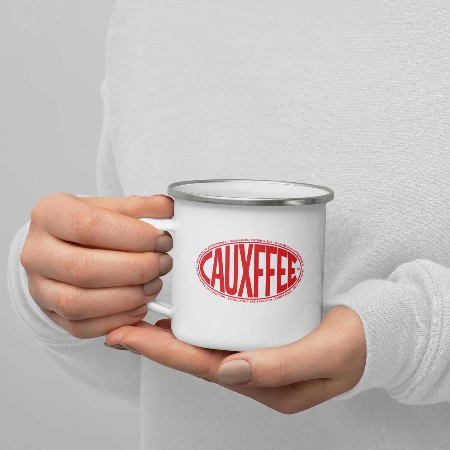 Cauxffee Enamel Camping Mug