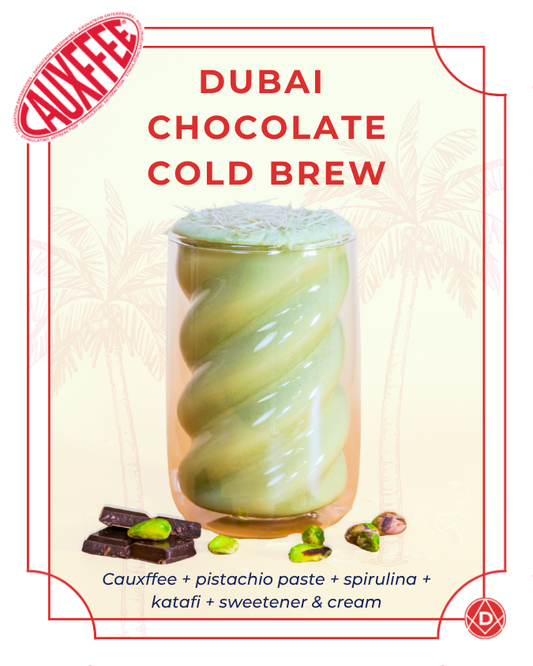 Dubai Chocolate Cold Brew Cauxffee Recipe
