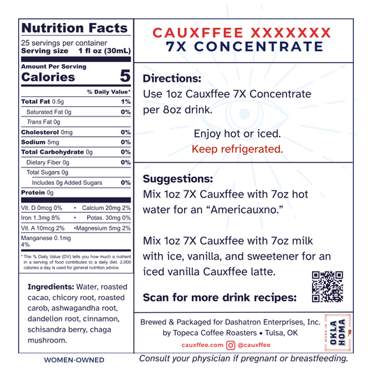 Cauxffee XXXXXXX - 7X Concentrate